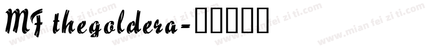 MF thegoldera字体转换